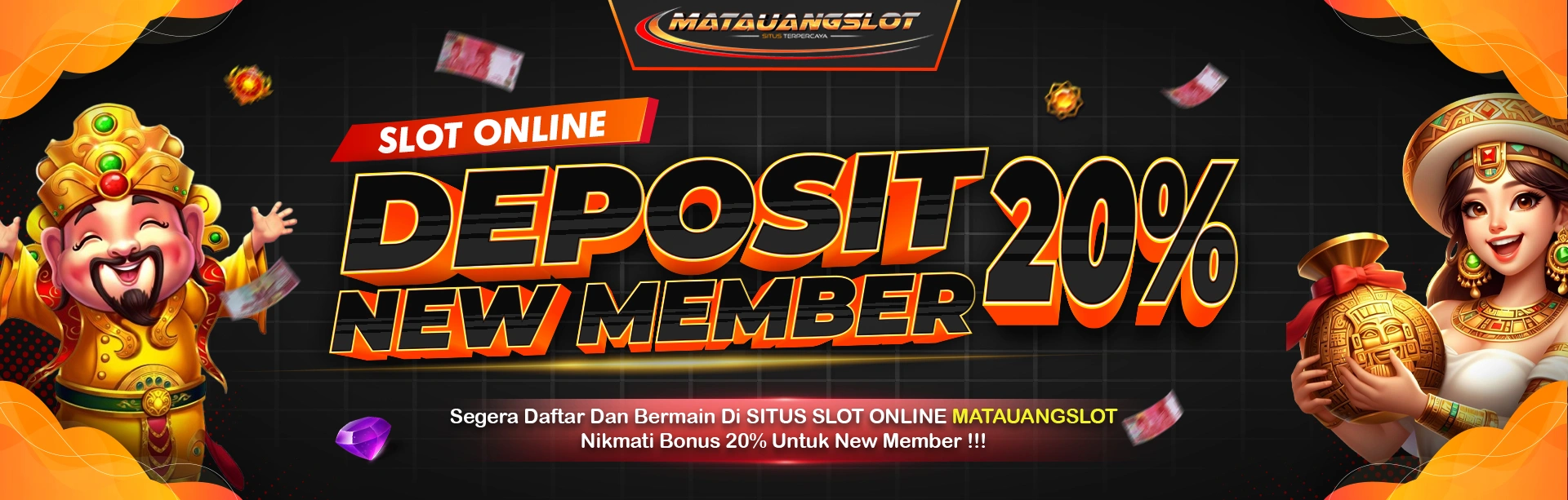 Banner Deposit New Member 20% Banner Deposit New Member 20%