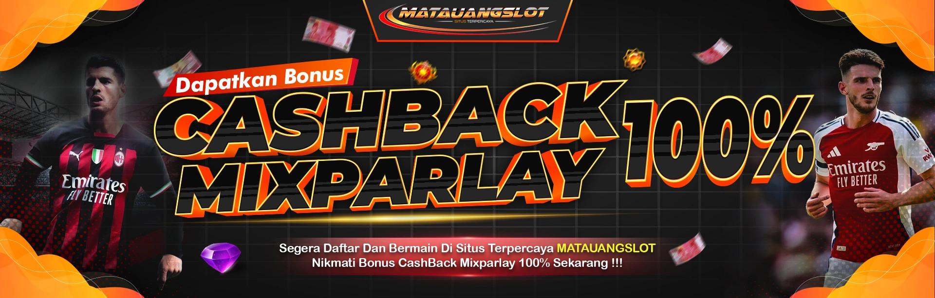 CASHBACK MIXPARLAY 100% CASHBACK MIXPARLAY 100%